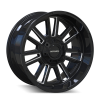 Mayhem MAYHEM APOLLO 8115 GLOSS BLACK/MILLED 20X9 8x165.1 0MM 125.2MM 8115-2981BM