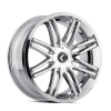 Kraze KR141-28520C KRAZE CRAY KR141 CHROME 20X8.5 5-112/5-114.3 35MM 73MM KR141-2807C35