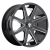 DUB 1PC S1092085F9+35 S109 20X8.5 6X120/132 GL-BLK-MIL 35MM